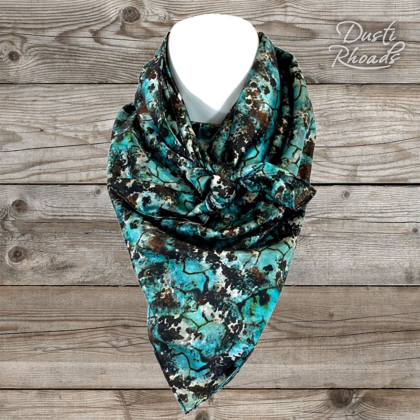 SALE - Cow Town Silk Wild Rag Scarf