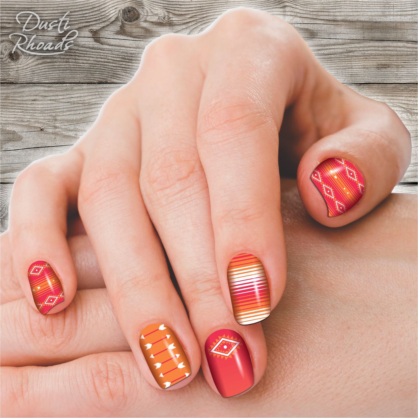 Sherbert Nail Polish Strips