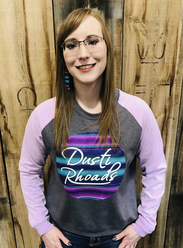 80% OFF Gray & Lilac Circle Sweatshirt