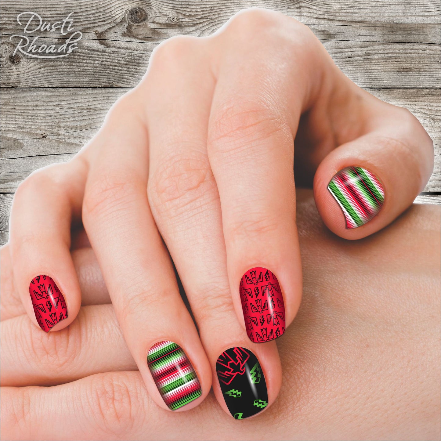 LAST CHANCE Thunder & Lightning Nail Polish Strips - less than 20