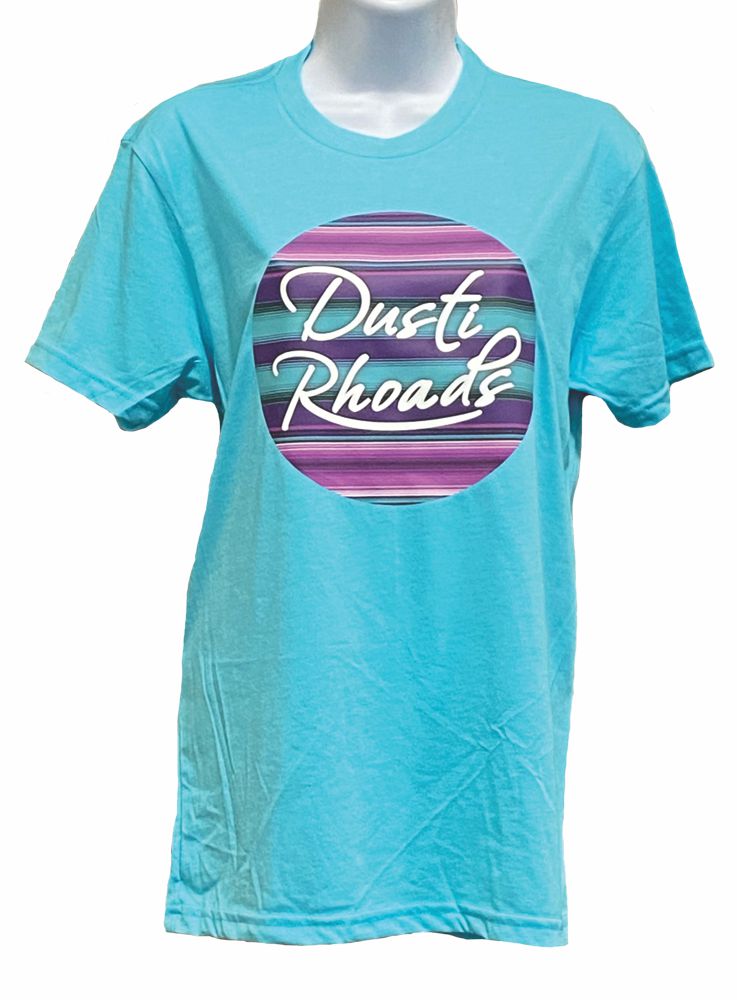 Turquoise Dusti Rhoads T-Shirt