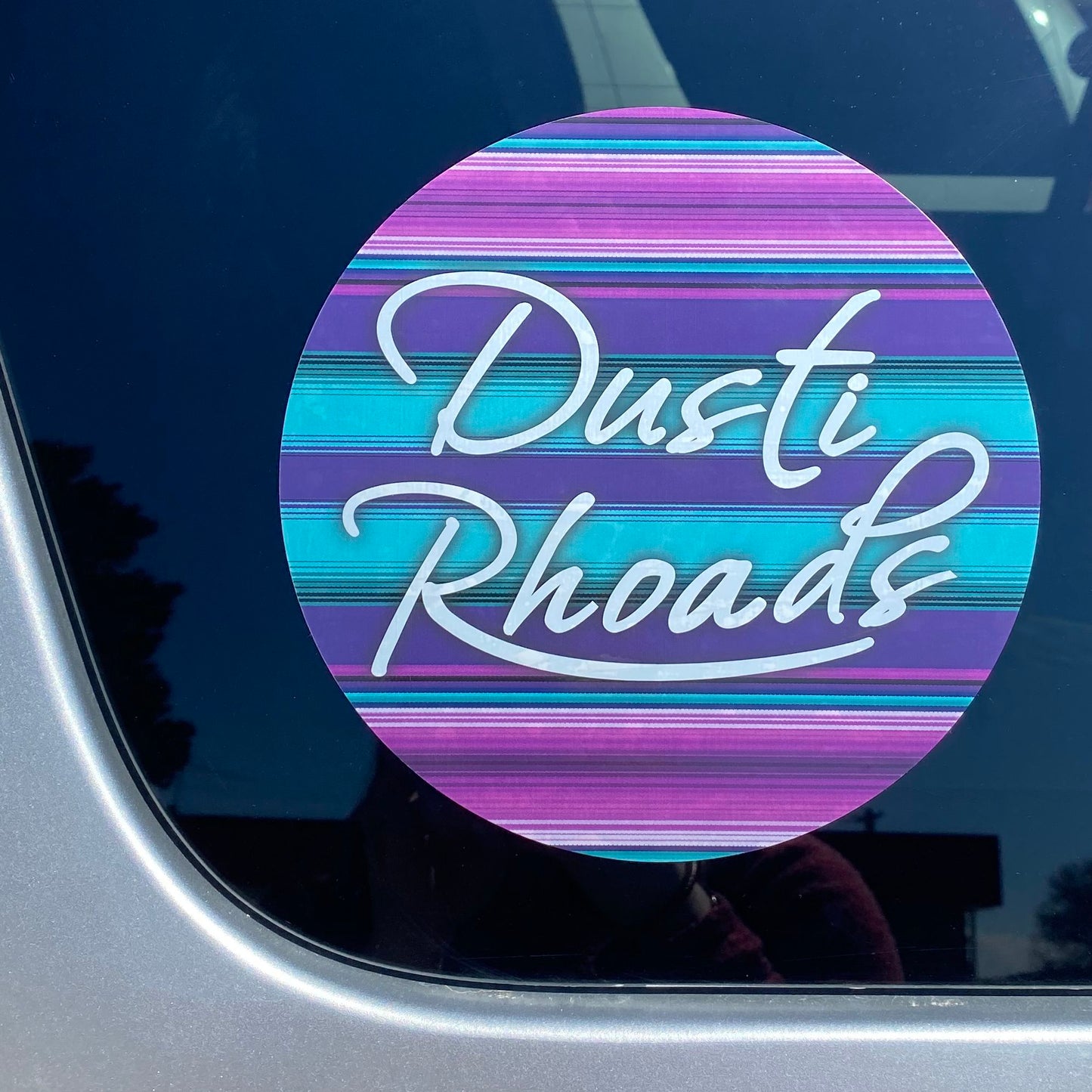 Dusti Rhoads Car Decal