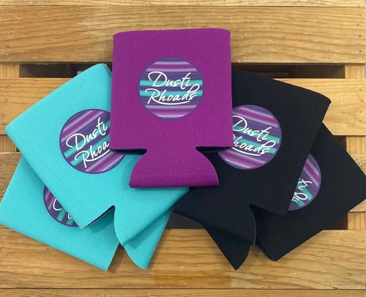 5 pack of Dusti Rhoads Koozies