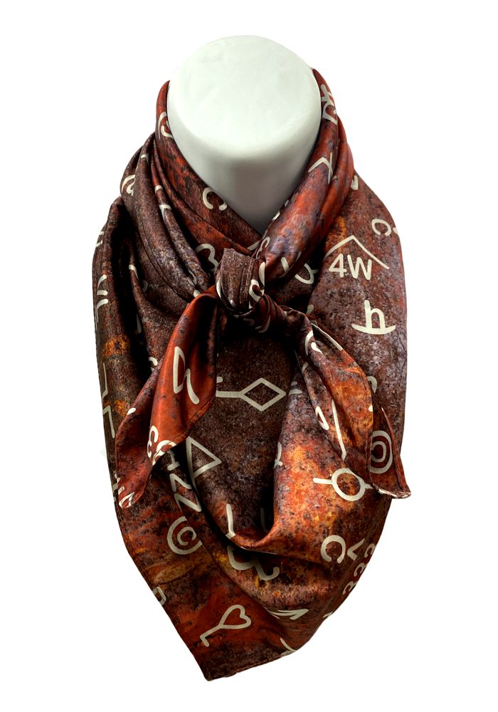 Last Chance-Rusty Brands Silk Wild Rag Scarf - Only 2 left!