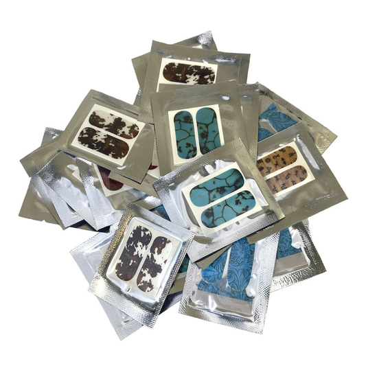 25 pack samples, files & alcohol wipes